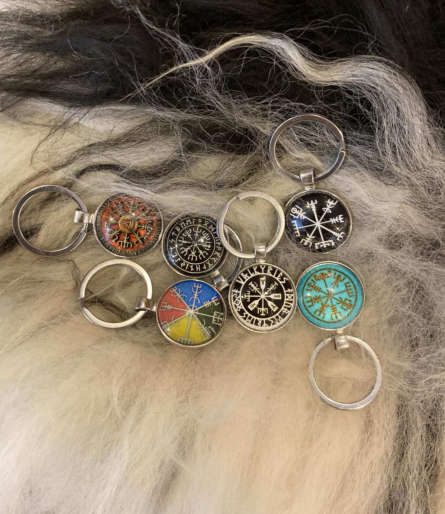 Icelandic runes keychain Icelandic runes keychain